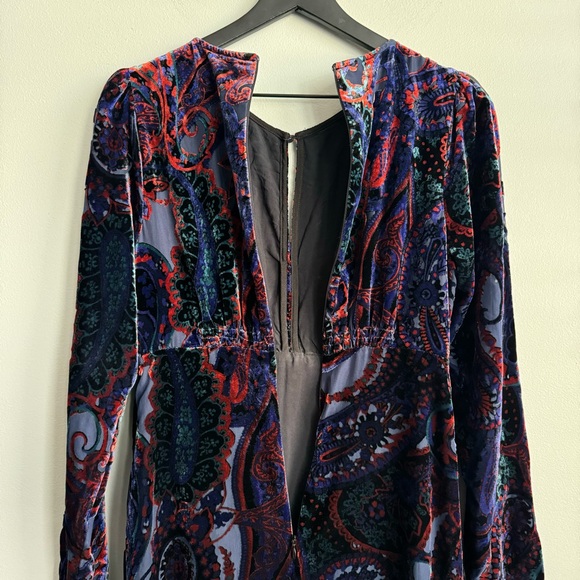 Anthropologie Burnout Velvet Maxi Dress - Picture 11 of 15